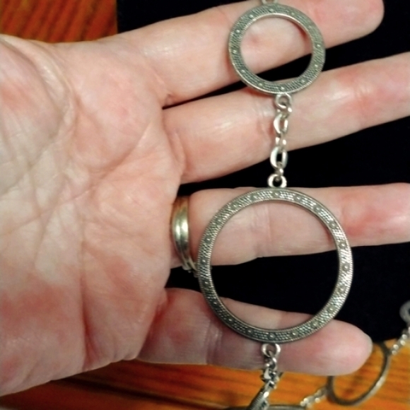 ❤️ Brighton studded round link necklace with Brighton bag - Picture 2 of 4